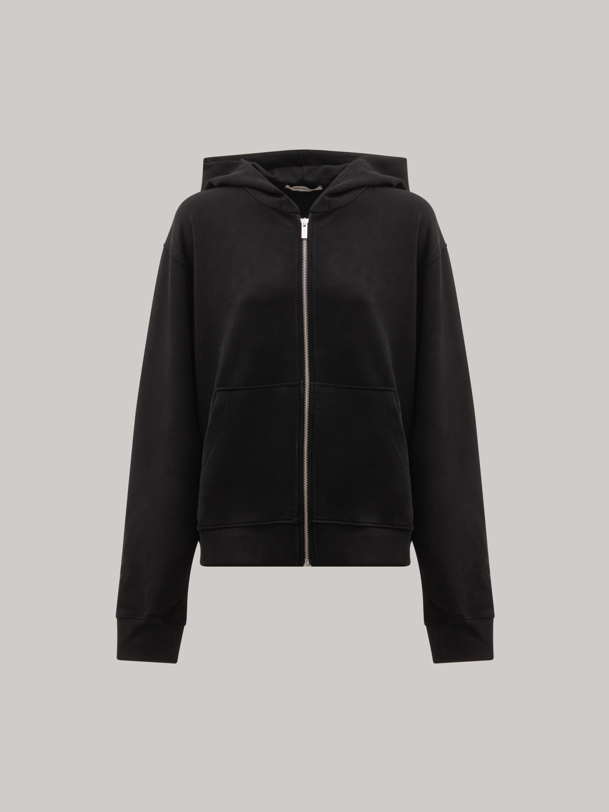 FELPA CAPPUCCIO FULL ZIP IN VISCOSA