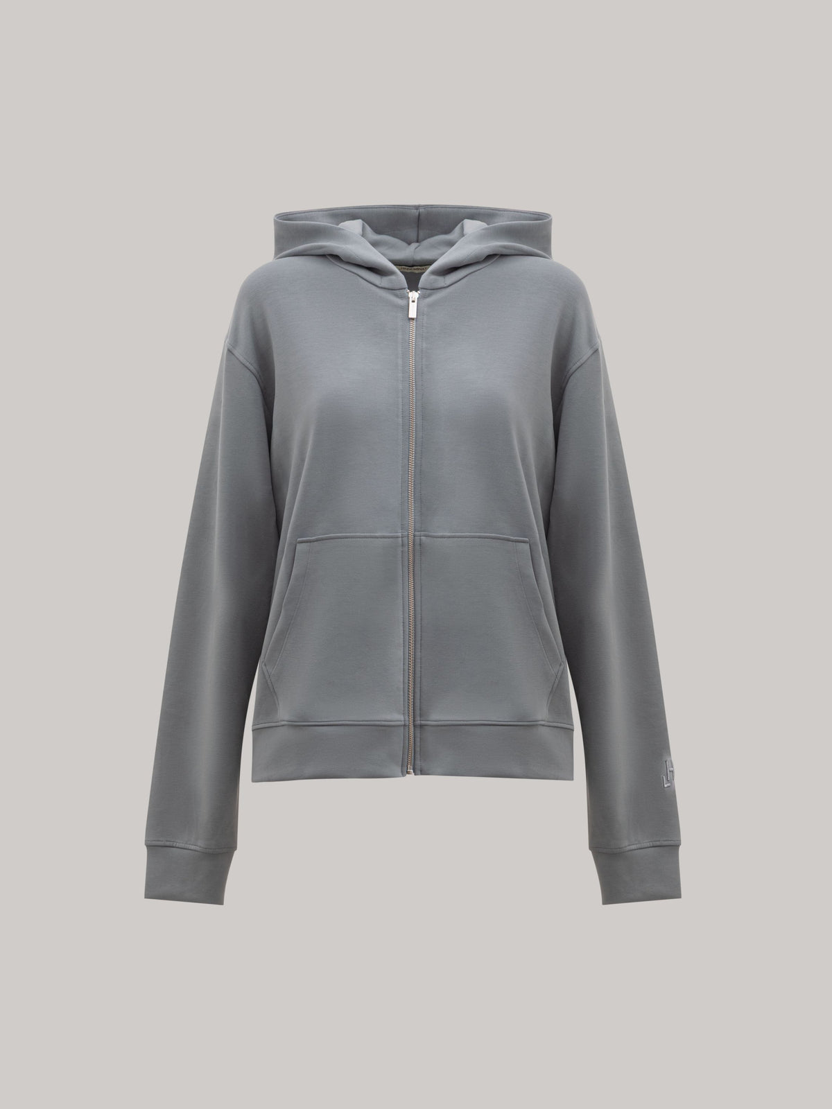 FELPA CAPPUCCIO FULL ZIP IN VISCOSA