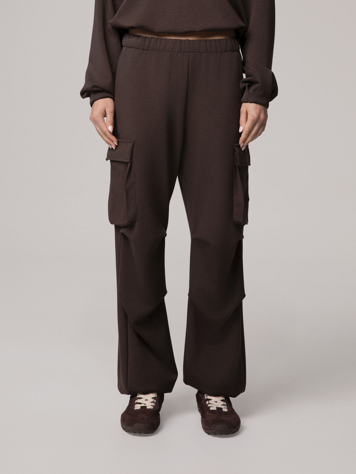 PANTALONE CARGO IN VISCOSA