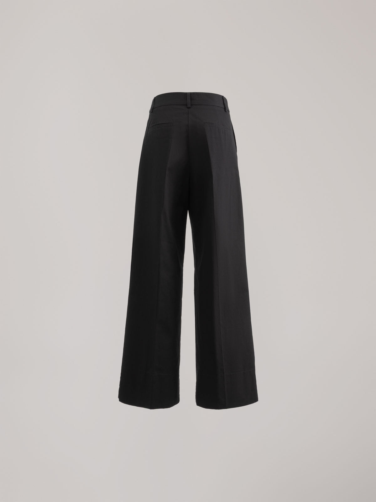 PANTALONE OVER CON DOPPIA PENCES IN COTONE