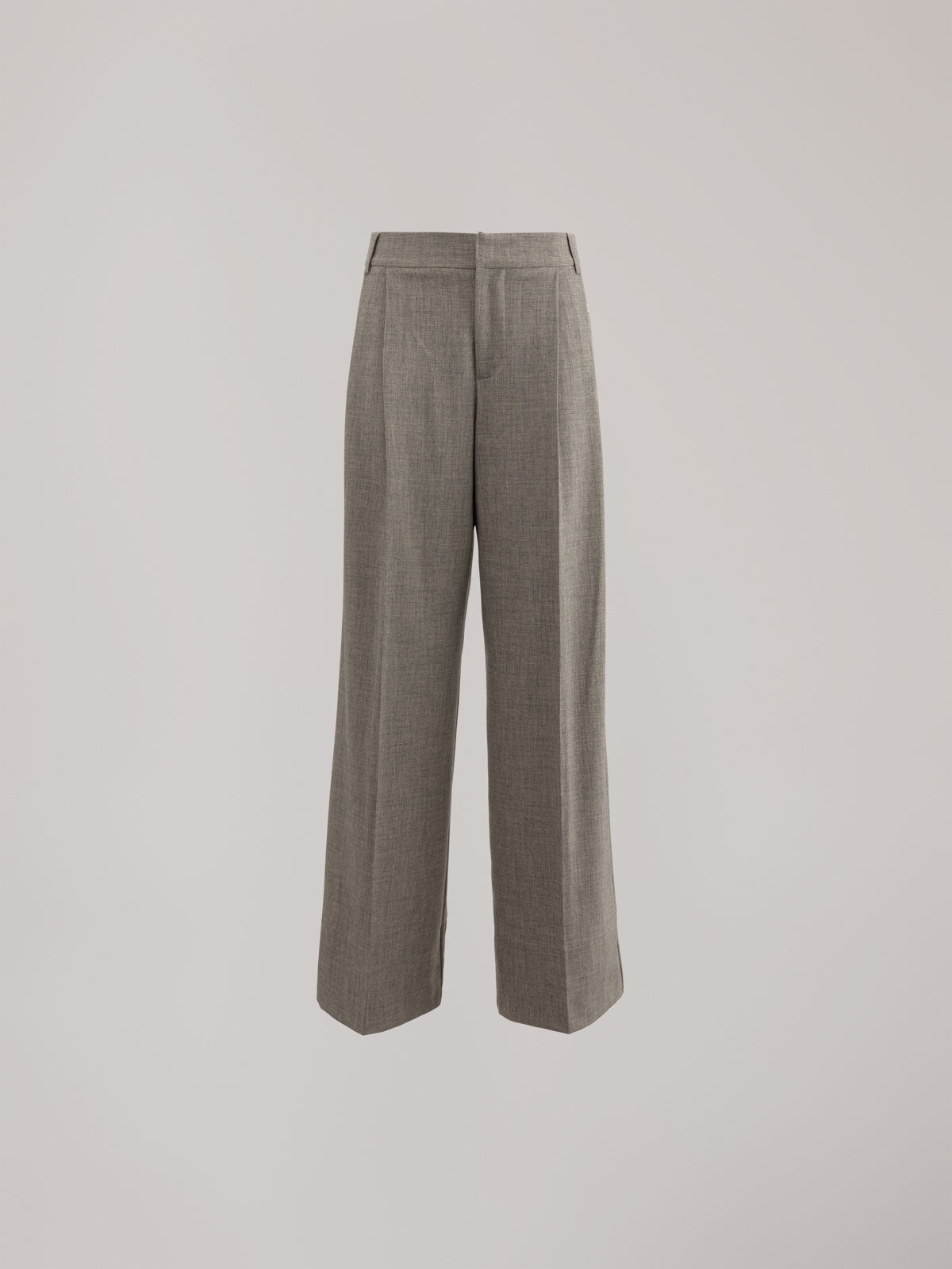 PANTALONE OVER CON DOPPIA PENCES IN POLIVISCOSA