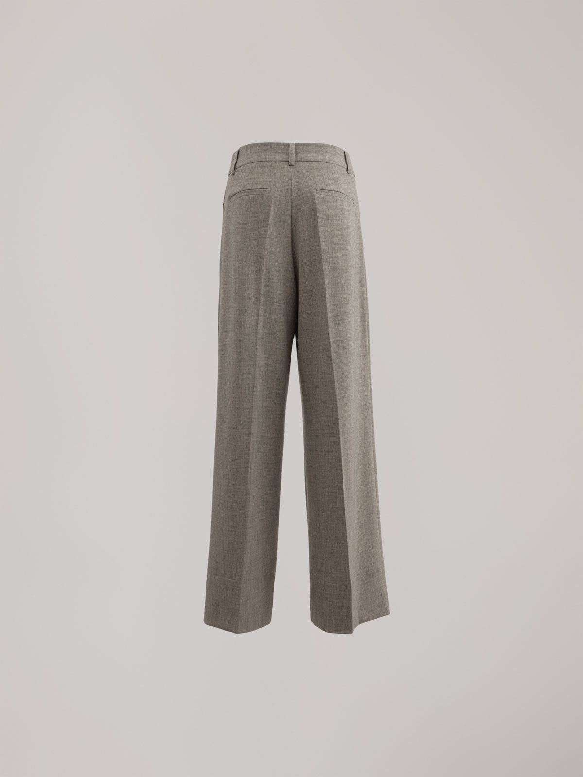 PANTALONE OVER CON DOPPIA PENCES IN POLIVISCOSA