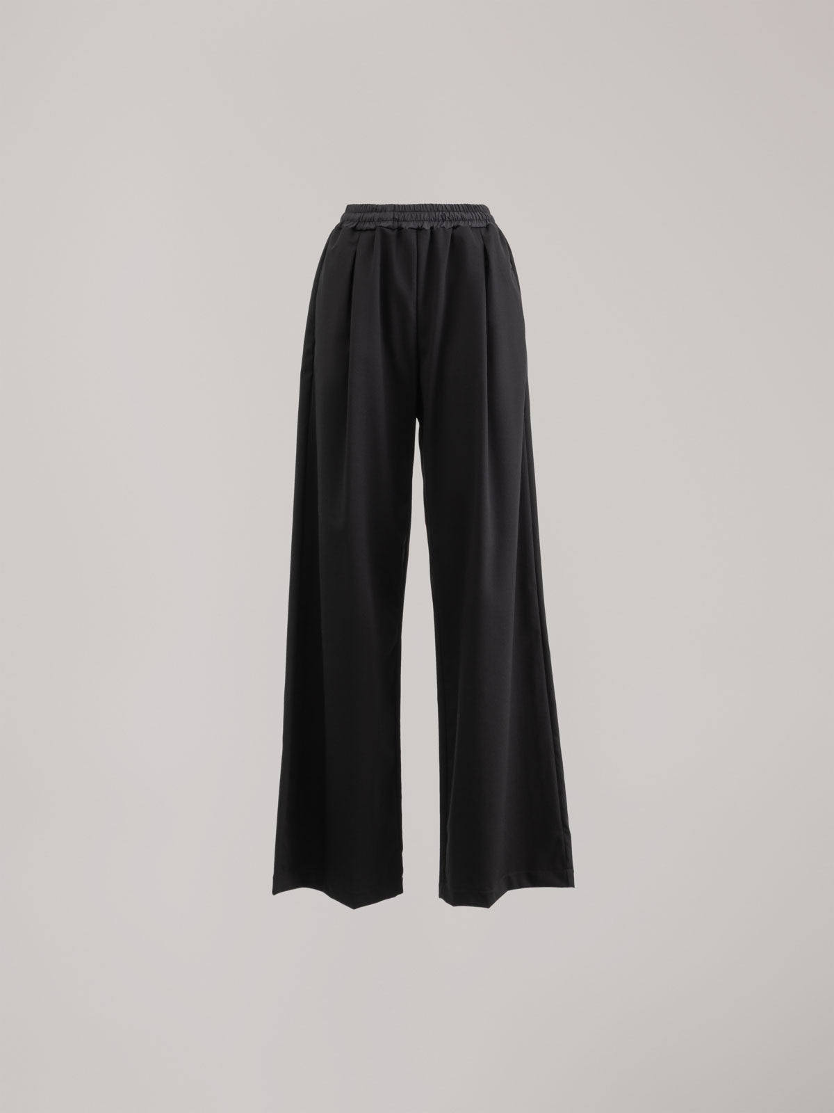PANTALONE IN FRESCOLANA CON PENCES E COULISSE