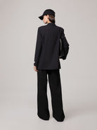 PANTALONE IN FRESCOLANA CON PENCES E COULISSE