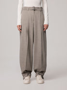 PANTALONE IN POLIVISCOSA CON CINTURINO