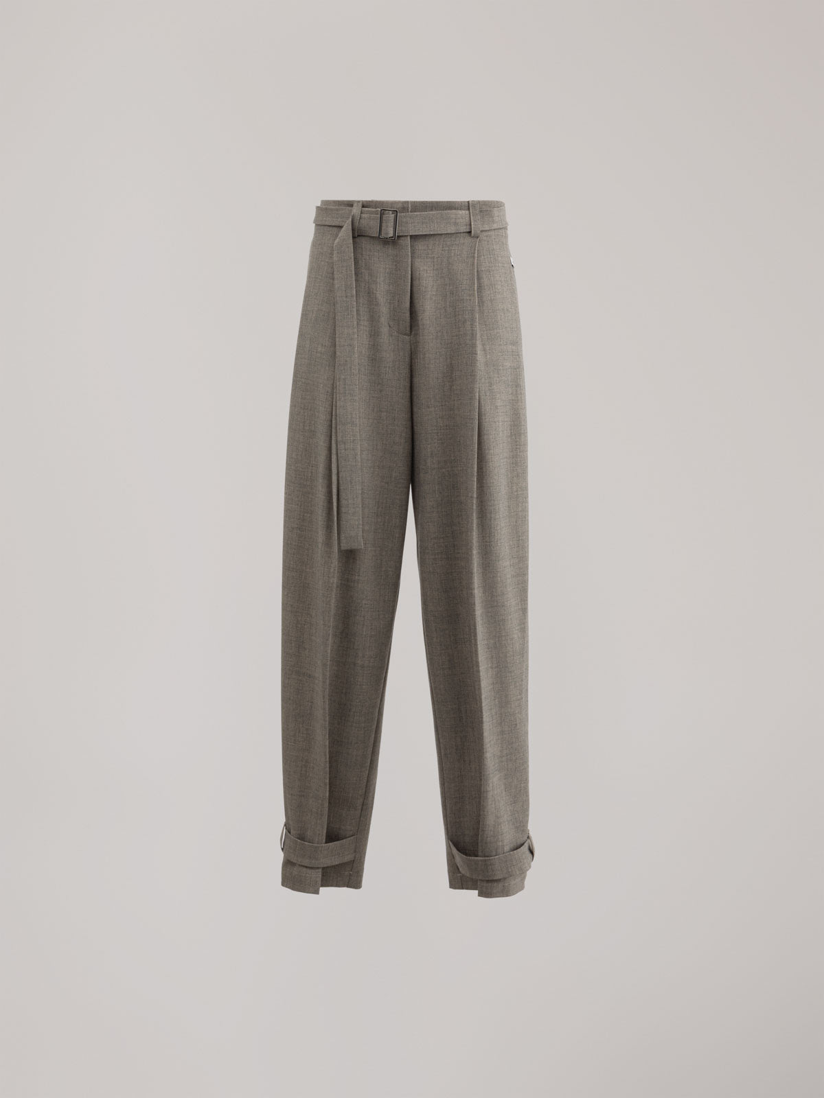 PANTALONE IN POLIVISCOSA CON CINTURINO