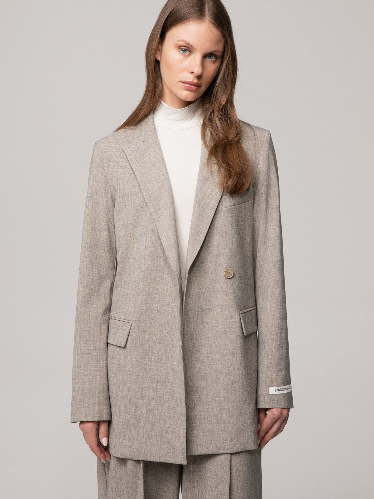 BLAZER DOPPIOPETTO REGOULAR IN POLIVISCOSA