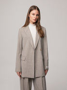 BLAZER DOPPIOPETTO REGOULAR IN POLIVISCOSA