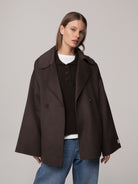 CAPPOTTO CORTO DOUBLE IN PANNO