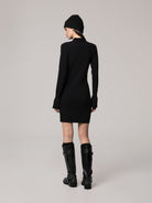 VESTITO IN MAGLIA CON RICAMO