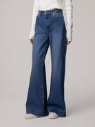 BELEN-DENIM FLARE FIT HIGH RISE