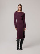 LONG DRESS MIDI IN VISCOSA
