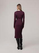 LONG DRESS MIDI IN VISCOSA
