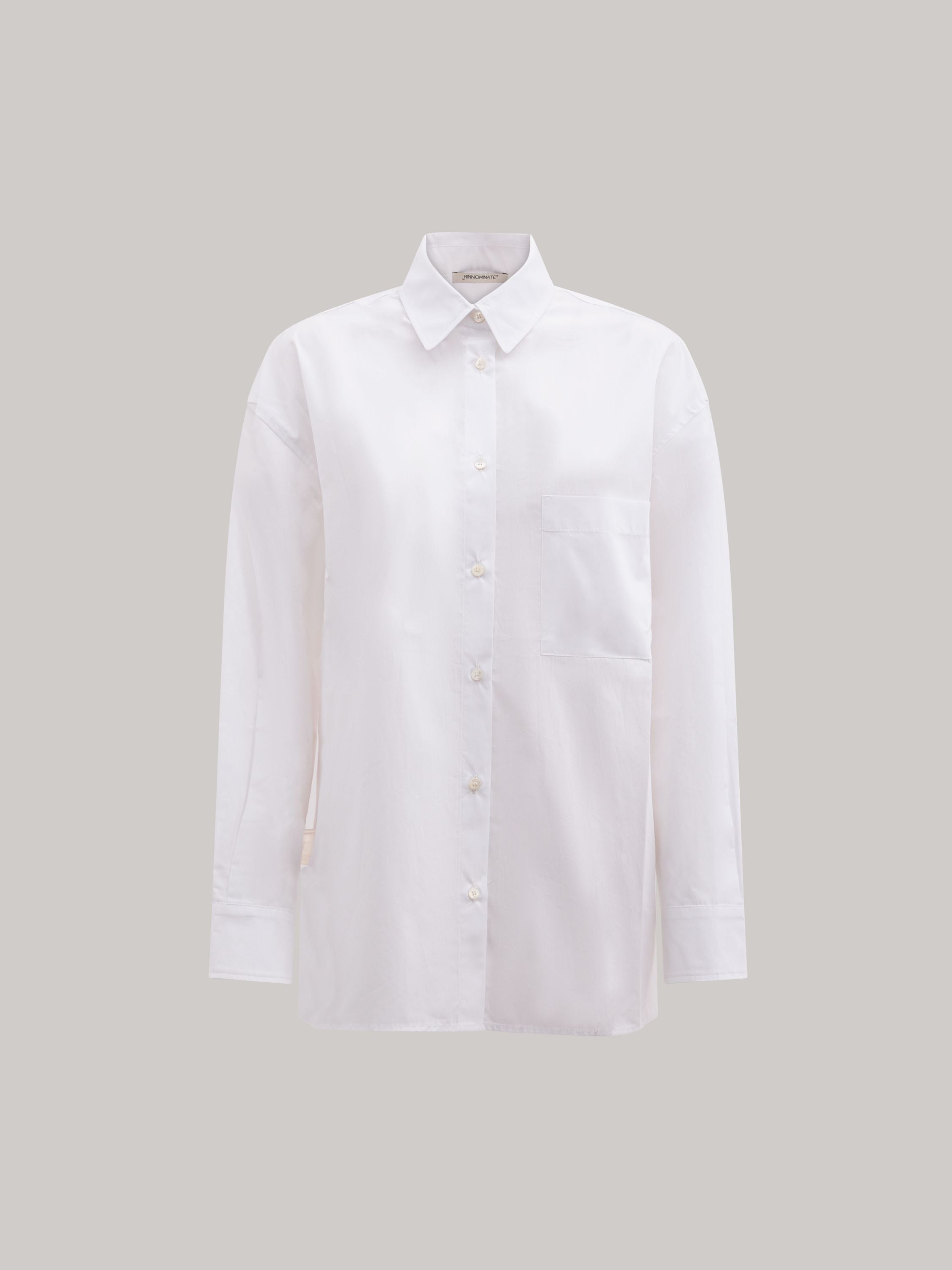 CAMICIA OVER CON TASCHINO