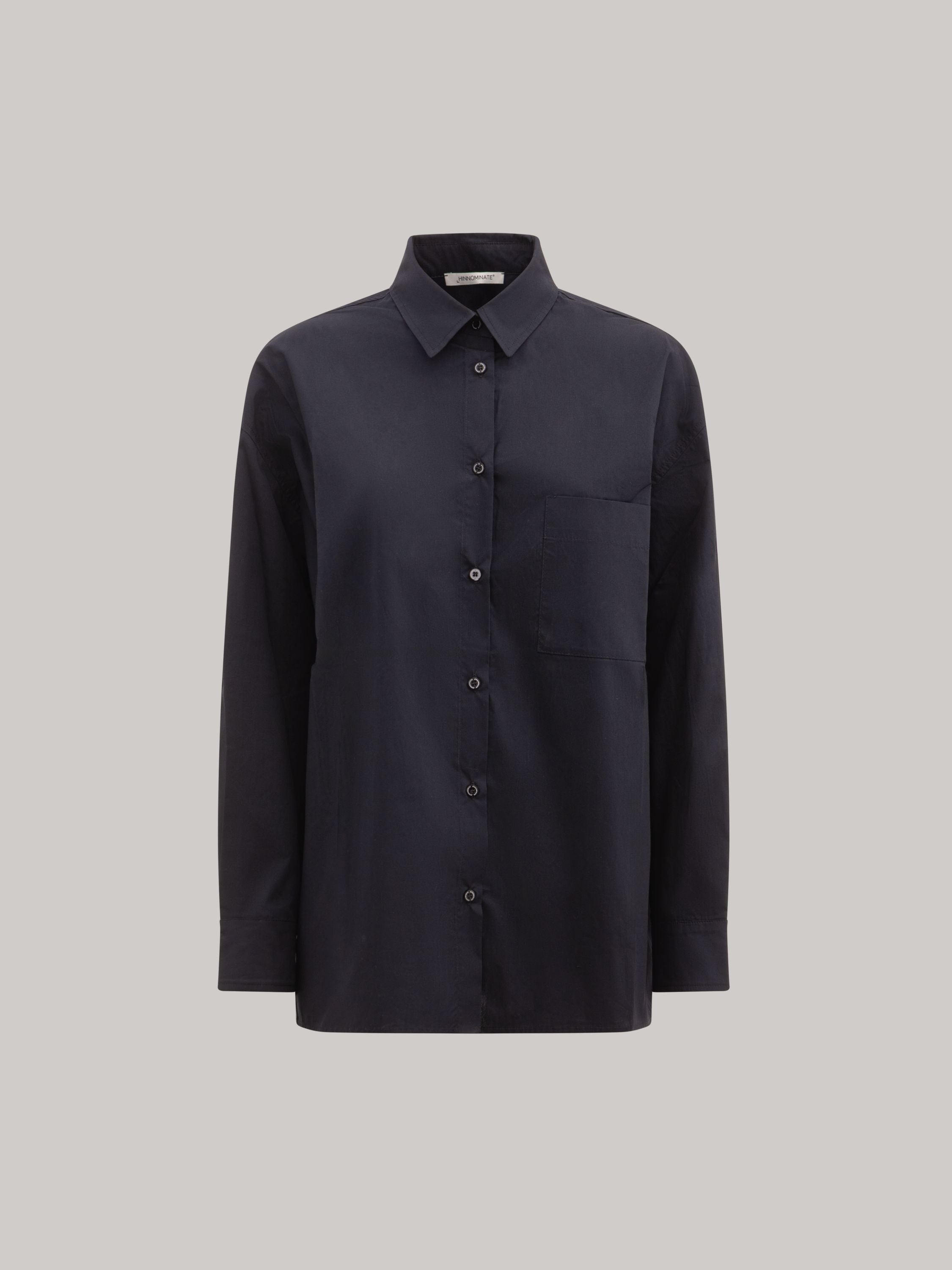 CAMICIA OVER CON TASCHINO