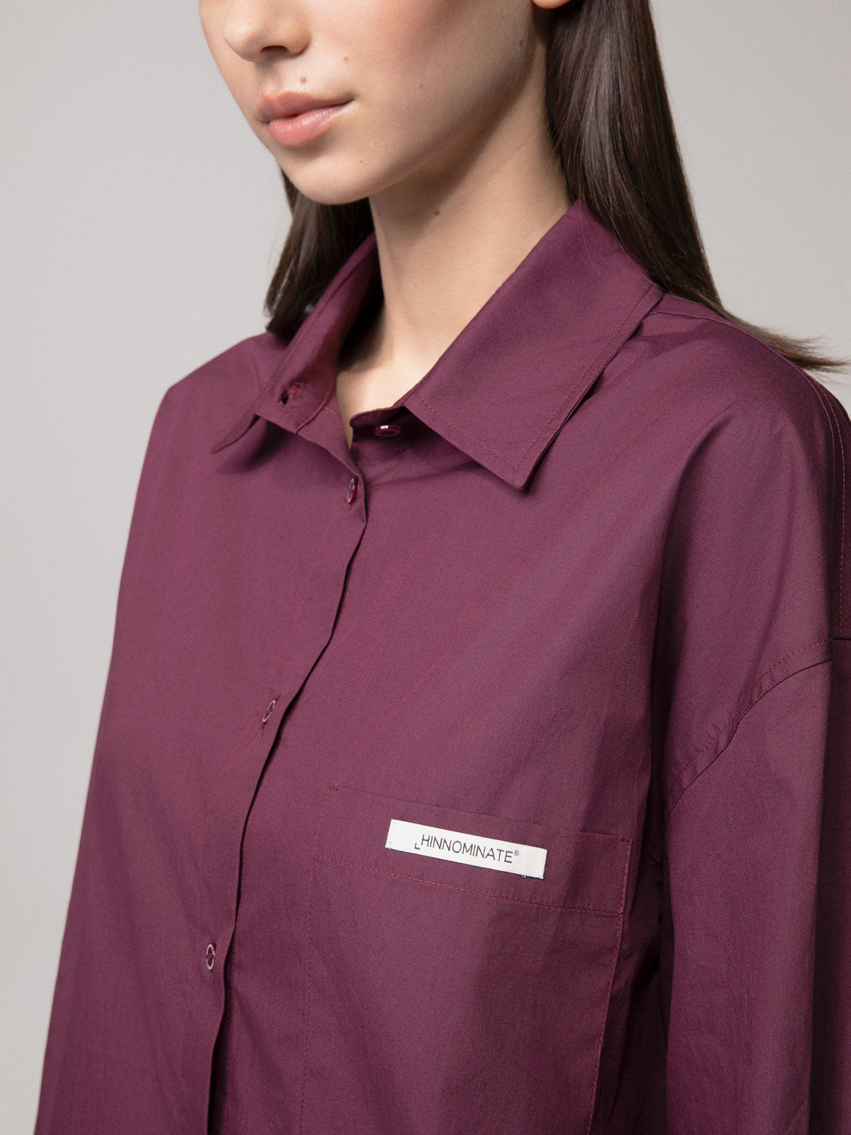 CAMICIA OVER CON TASCHINO