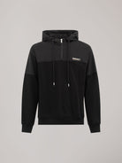 FELPA CAPPUCCIO CON INSERTI NYLON