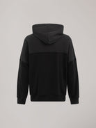 FELPA CAPPUCCIO CON INSERTI NYLON