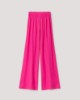 Pantalone Largo Dritto Fucsia