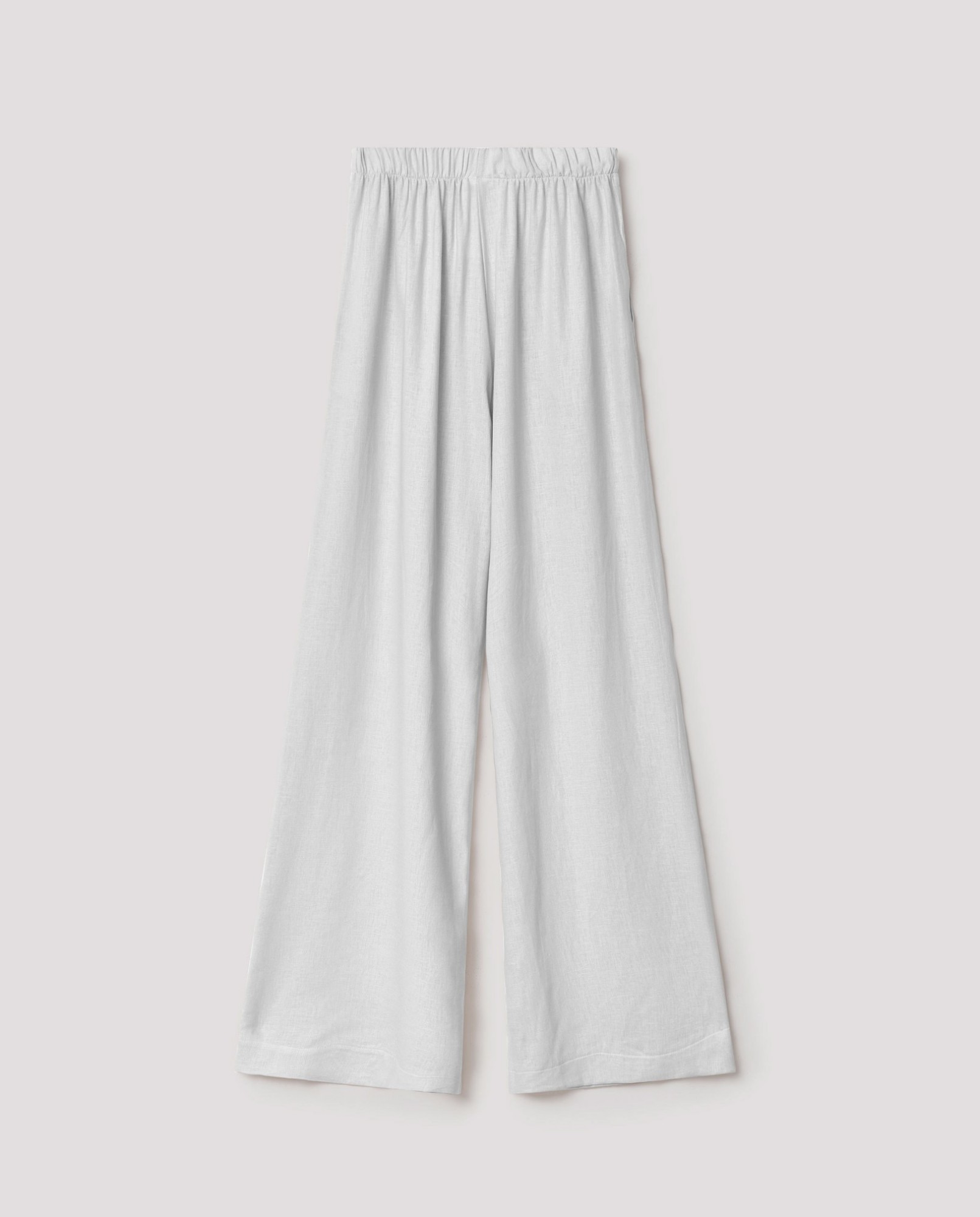 Pantalone Largo Dritto Bianco