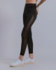 LEGGINGS FITNESS CON INERTI IN TULLE CON STAMPA SILICONATA