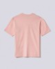 T-Shirt In Jersey Con Stampa Rosa Polvere