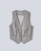 Gilet Monopetto Con Personalizzazione Grigio Melange