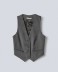 Gilet Monopetto Con Personalizzazione Grigio Melange Scuro