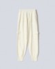 Pantalone Cargo In Maglia Con Ricamo Off White