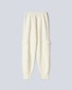 Pantalone Cargo In Maglia Con Ricamo Off White