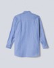 Camicia Rigata In Cotone Over Azzurro