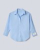 Camicia In Cotone Con Etichetta Azzurro