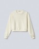 Felpa Paricollo Raglan Con Flock Off White