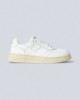 Sneakers Basket Bassa In Action Leather Bianco