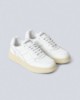 Sneakers Basket Bassa In Action Leather Bianco