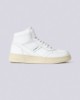 Sneaker Basket Alta In Action Leather Bianco