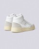 Sneaker Basket Alta In Action Leather Bianco