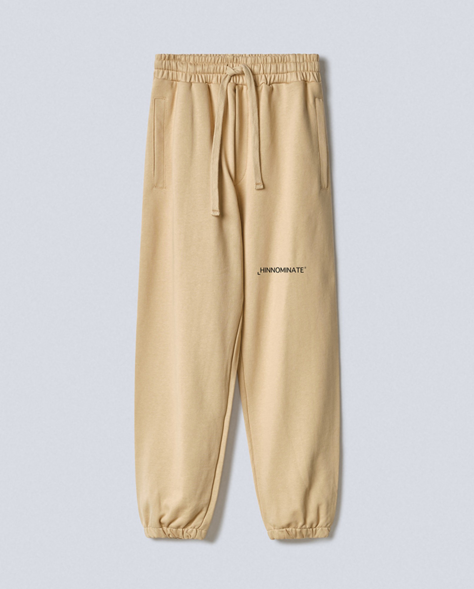 Pantalone In Felpa Con Elastco Nocciola