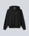 Felpa Cappuccio Raglan In Modal  • Nero