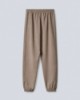 Pantalone Dritto In Modal Con Nervature  •  Fango