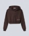 Felpa Basica Cappuccio All Zip Corta •  Moro