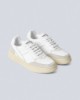 Sneakers Basket Bassa In Action Leather • Bianco