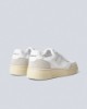 Sneakers Basket Bassa In Action Leather • Bianco