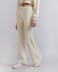 Pantalone Dritto In Modal con Inserti Nylon •  Off White