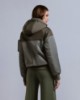 Bomber Regular In Nylon Con Patch  • Salvia