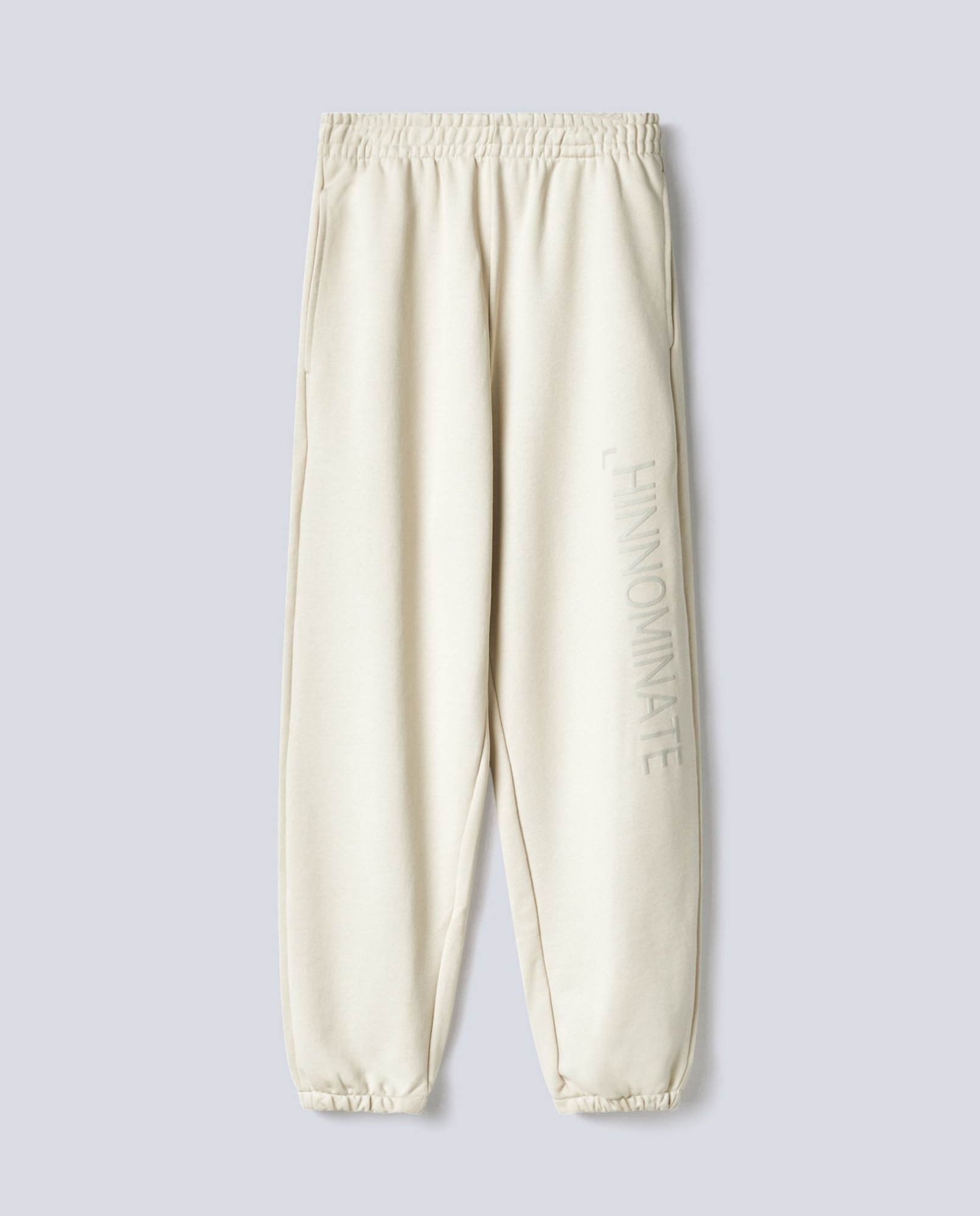 Pantalone Basico  In Felpa Con Stampa Flock •  Off White