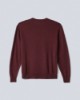 Immagine di Maglia Paricollo Misto Cashmere Con Intarsio • Bordeaux