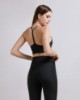 Immagine di Top Fitness Con Inserto in in Tulle  •  Nero