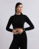 Picture of Crop Top In Mossa Rib Black